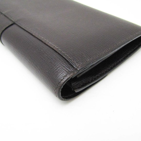 Valextra Punch Long Wallet With Coin Purse/3 Cards V9U14 Women,Men  Calfskin ... - Picture 9 of 14